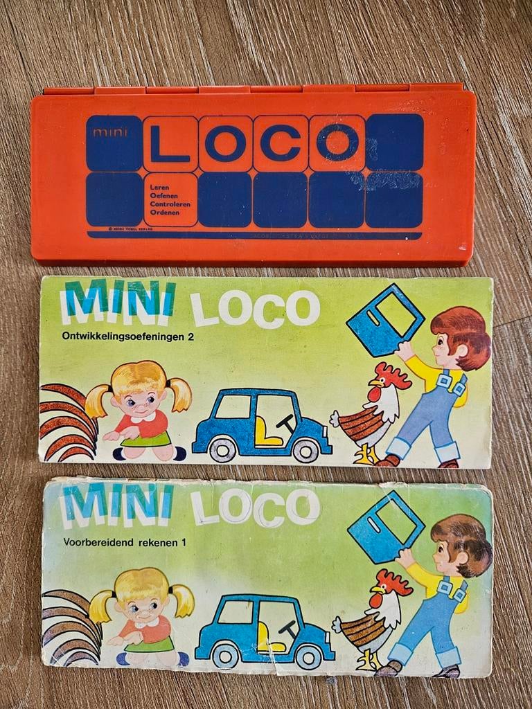 Mini Loco met 2 boekjes: Ontwikkeling en Rekenen, Ophalen of Verzenden, Gebruikt, Taal en Lezen