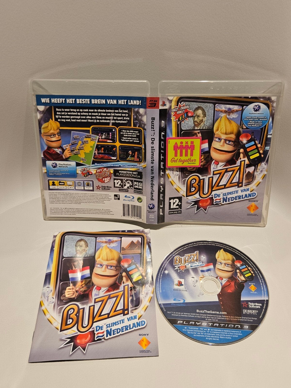 Buzz De Slimste van Nederland PS3, Spelcomputers en Games, Games | Sony PlayStation 3, Puzzel en Educatief, Ophalen of Verzenden