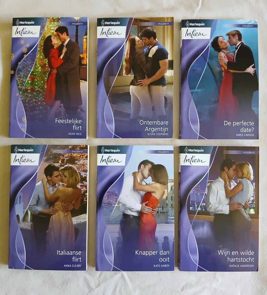 Harlequin Intiem Modern boeken - 6-delige set, Ophalen of Verzenden, Zo goed als nieuw, Diverse auteurs, Nederland