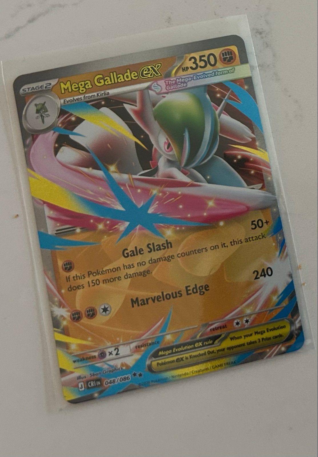 Pokémon Kaarten Collectie - Mega Gallade EX, Aurorus, Froaki, Ophalen of Verzenden, Zo goed als nieuw, Meerdere kaarten, Foil