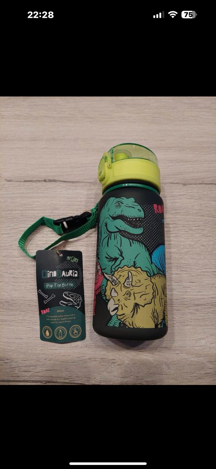 Drinkbeker met dinosaurus opdruk, Ophalen of Verzenden, Nieuw