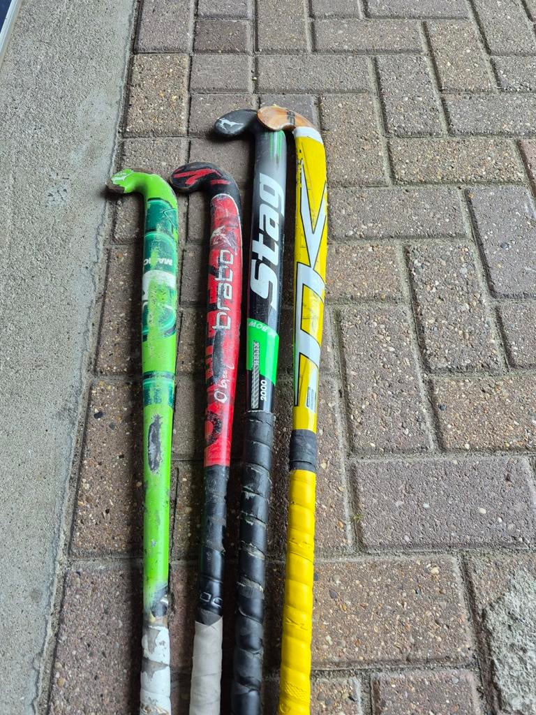 4 gebruikte hockey sticks, Ophalen of Verzenden, Gebruikt, Stick