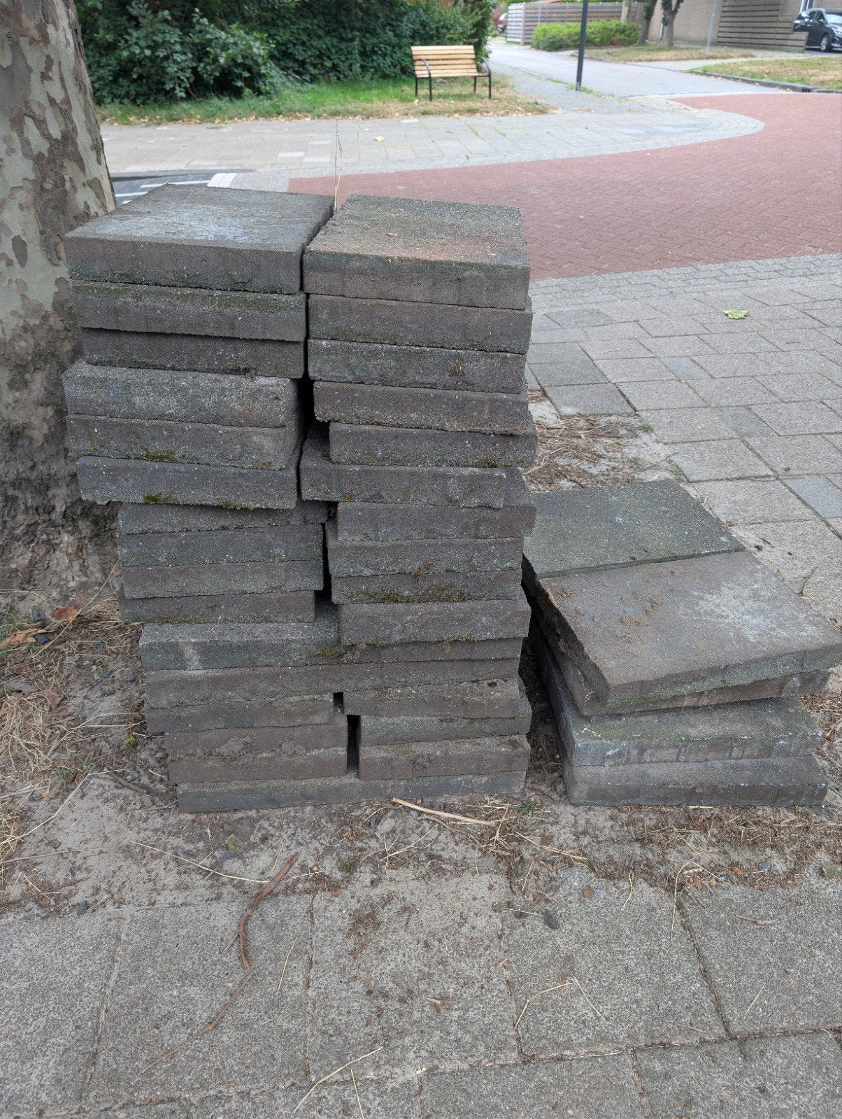 Gebruikte betontegels (MOET WEG!), Ophalen, Gebruikt, 10 m² of meer, Beton