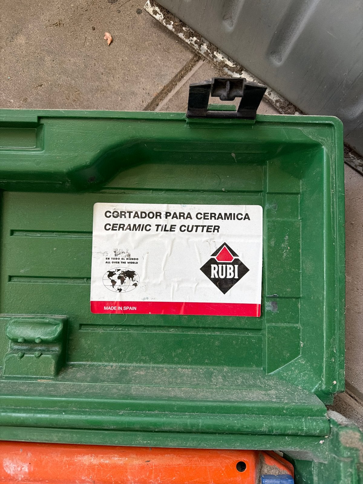 Rubi Tegelsnijder - Keramische Tegelsnijder, Doe-het-zelf en Verbouw, Ophalen, Gebruikt, Snijgereedschap, Rubi