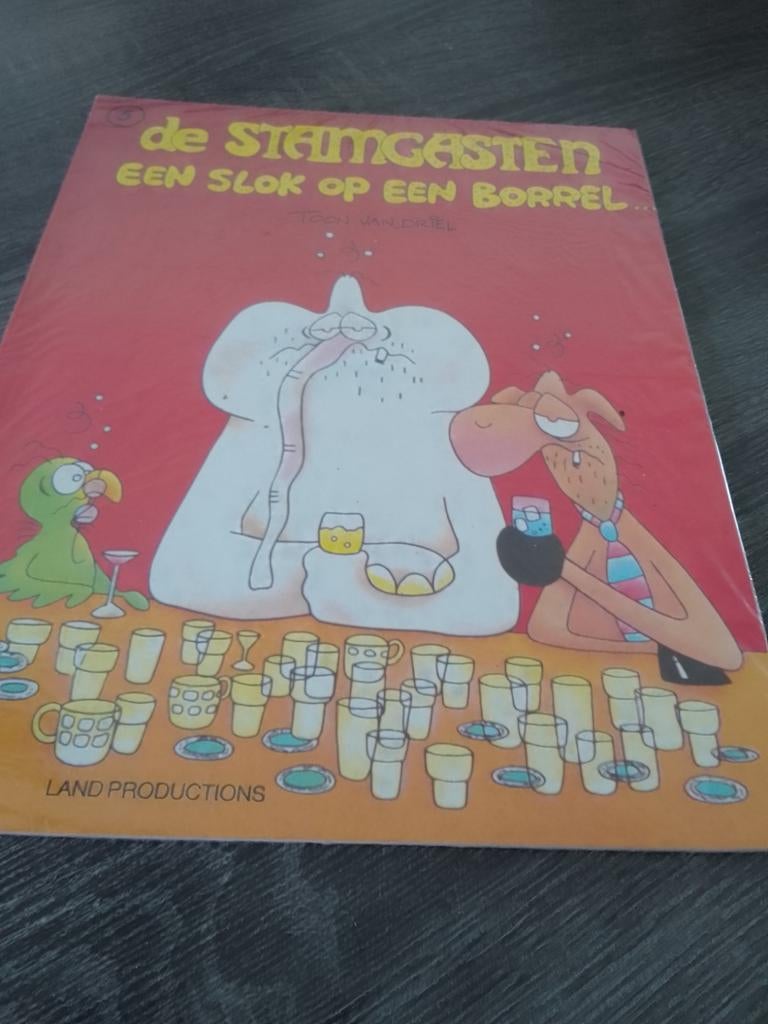 De Stamgasten: Een Slok op een Borrel - Toon van Driel, Eén stripboek, Ophalen, Zo goed als nieuw, Toon van Driel