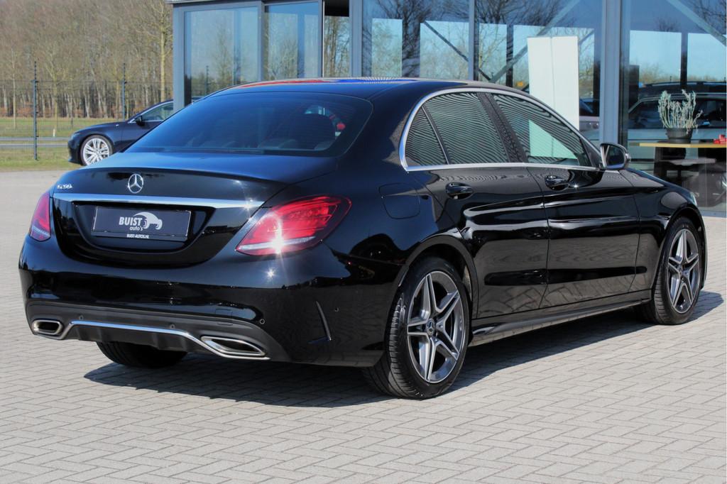 Mercedes-Benz C-Klasse 200 Business Solution AMG ACC CAMERA, Auto's, Automaat, 4 cilinders, Met garantie (alle), Zwart