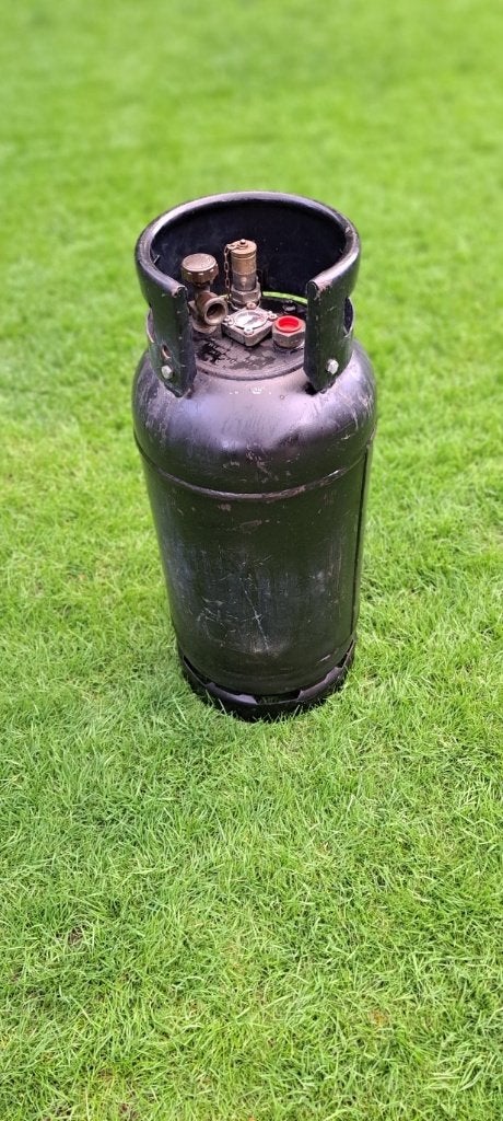 Gasfles / Gastank., Ophalen, Gebruikt
