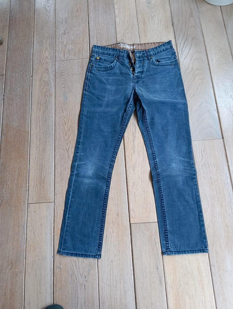 Spijkerbroek, jeans, maat 30, Blauw, W32 (confectie 46) of kleiner, Ophalen of Verzenden, Gedragen