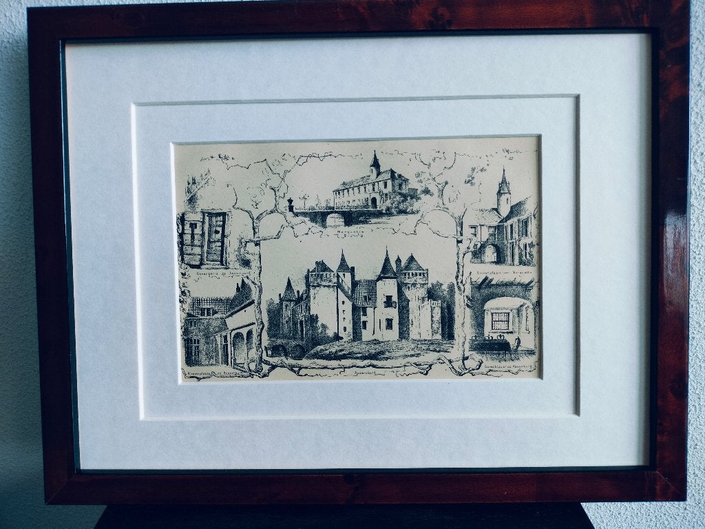 Craandijk Litho Heemskerk Assemburg 1880 (111), Ophalen of Verzenden
