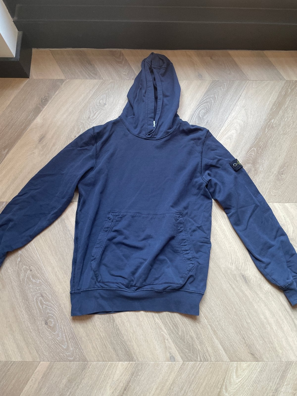 Stone Island trui donkerblauw, Kleding | Heren, Truien en Vesten, Ophalen, Zo goed als nieuw, Maat 46 (S) of kleiner, Blauw