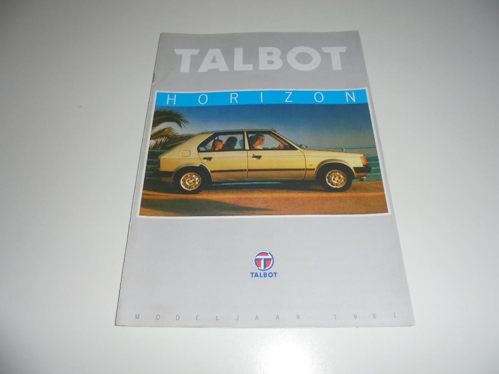 brochure Talbot Horizon  1981, Boeken, Auto's | Folders en Tijdschriften, Ophalen of Verzenden, Gelezen, Overige merken