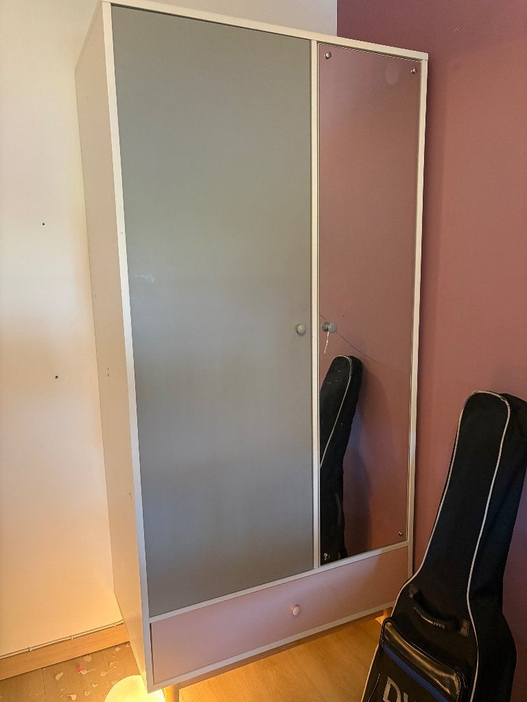 Wardrobe for girls bedroom, Ophalen, Gebruikt, 200 cm of meer, 50 tot 100 cm
