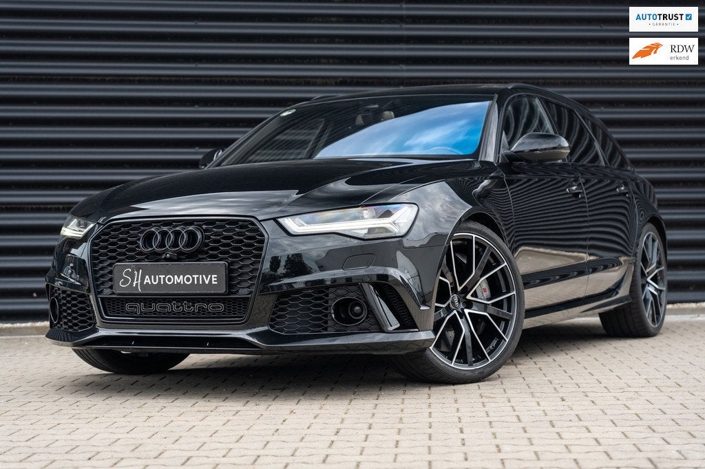 Audi A6 Avant 4.0 TFSI RS 6 quattro Performance / PANO / KER, Auto's, Audi, Bedrijf, Te koop, RS6, 360° camera, 4x4, ABS, Achteruitrijcamera