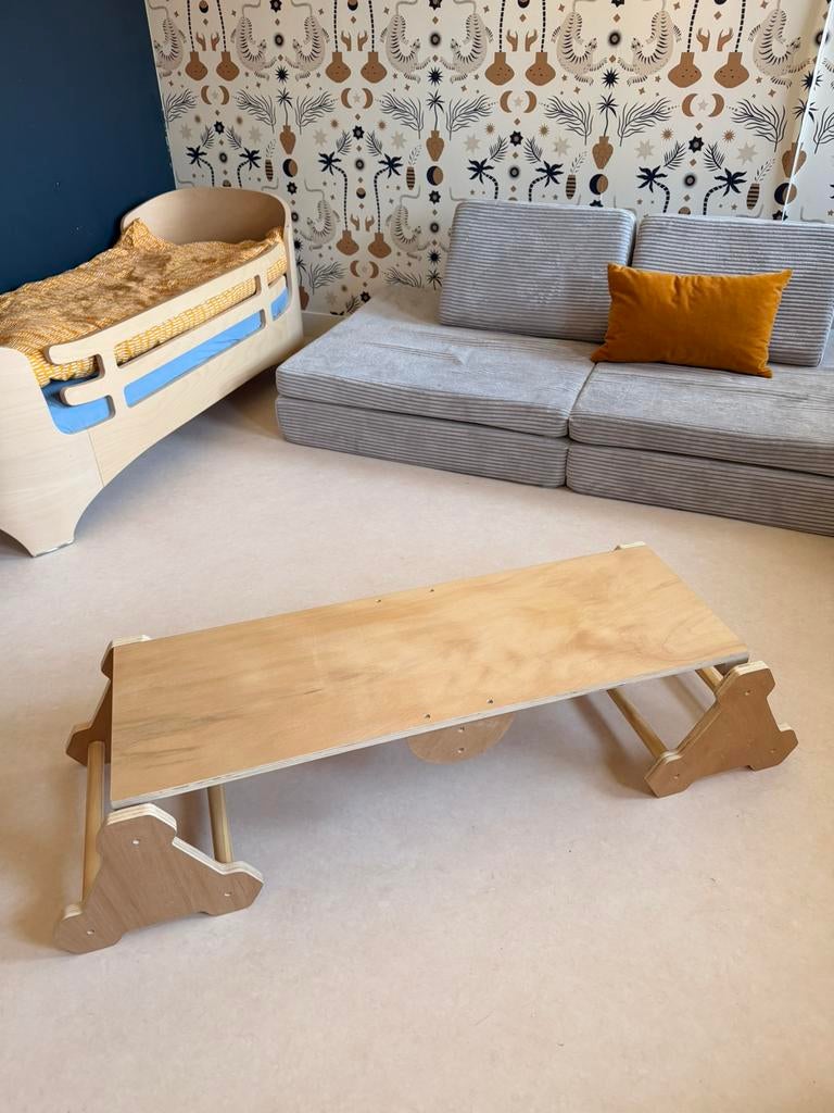 Montessori houten evenwichtsbalk 3-in-1 voor kinderen, Kinderen en Baby's, Ophalen, Gebruikt