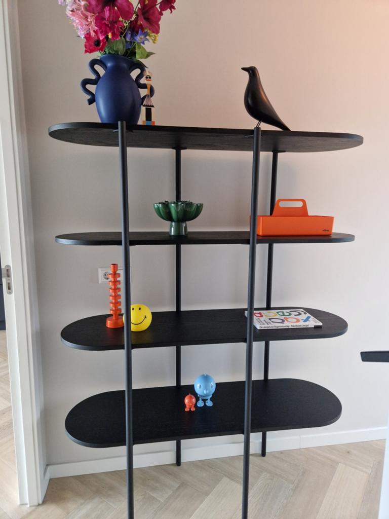Fest Amsterdam kast Sonia zwart, Ophalen, Met plank(en), Zo goed als nieuw, Minder dan 150 cm