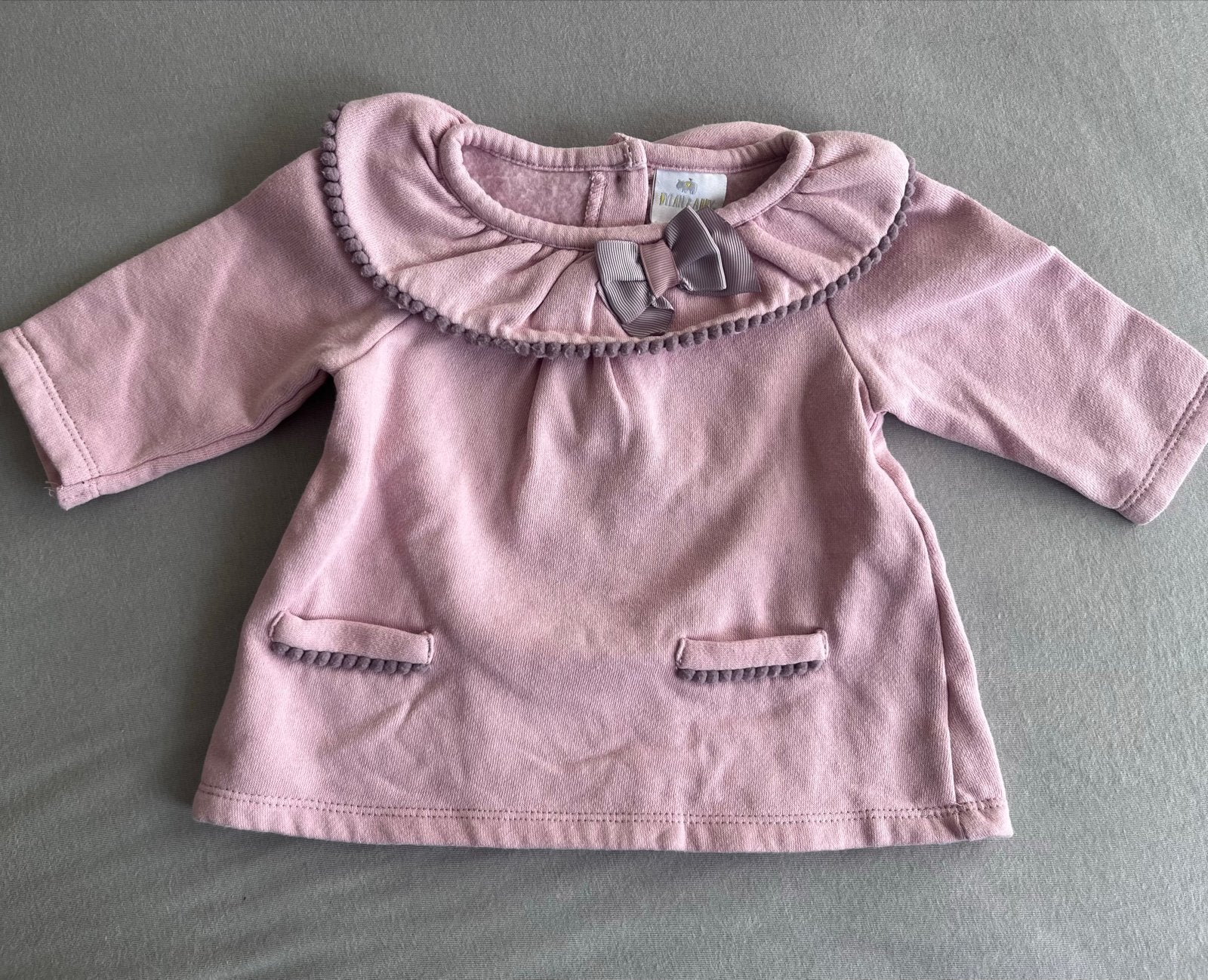Schattig babyjurkje met lange mouwen, Ophalen of Verzenden, Zo goed als nieuw, Meisje