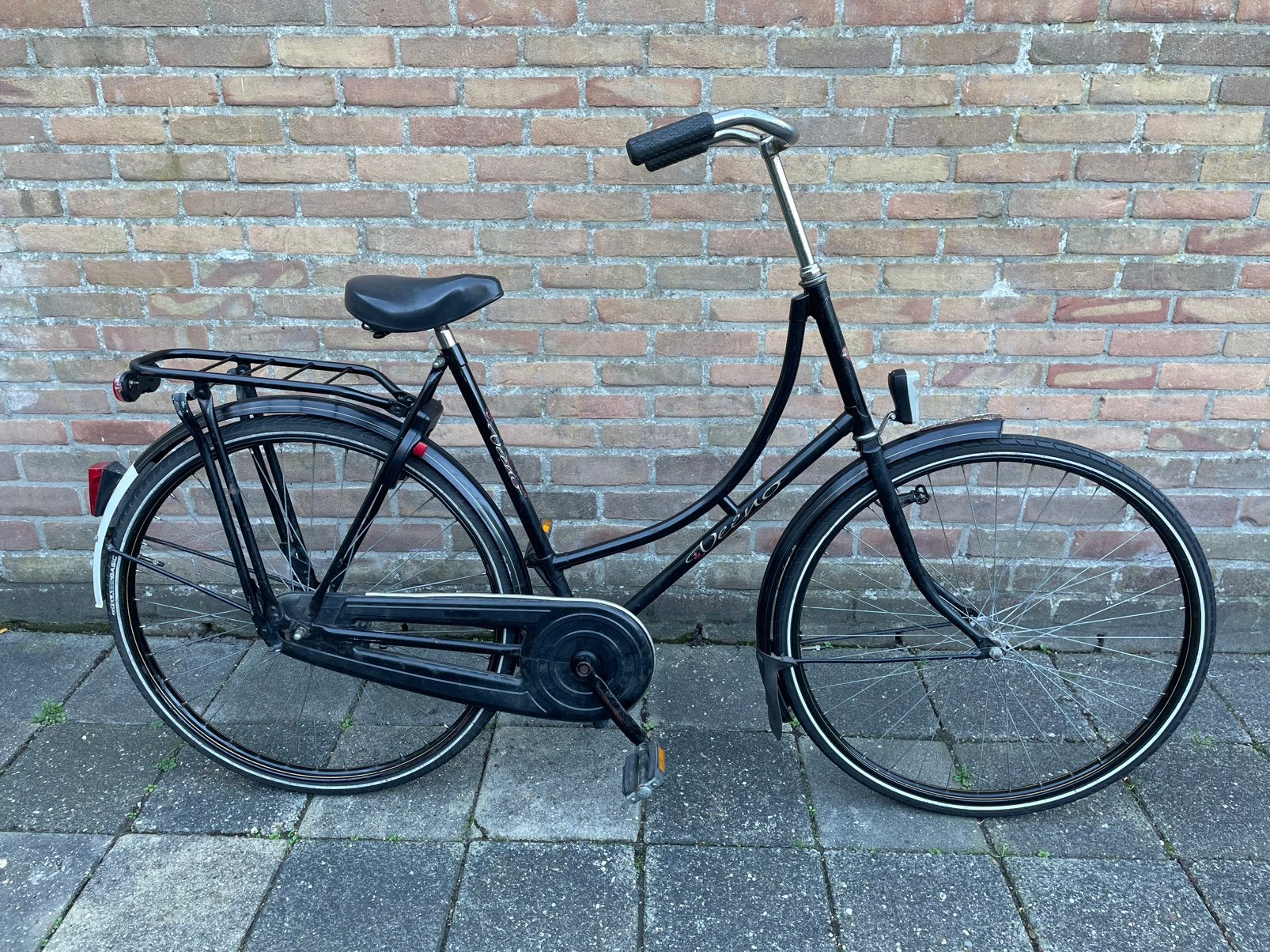 Damesfiets, 56 cm of meer, Ophalen, Gebruikt, Velgrem