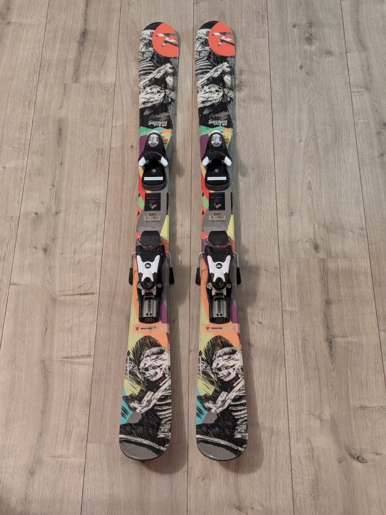 Kinderski 5-8 jaar kid ski + skischoenen boots - 115cm, 21.5, Ophalen, 100 tot 140 cm, Rossignol, Zo goed als nieuw