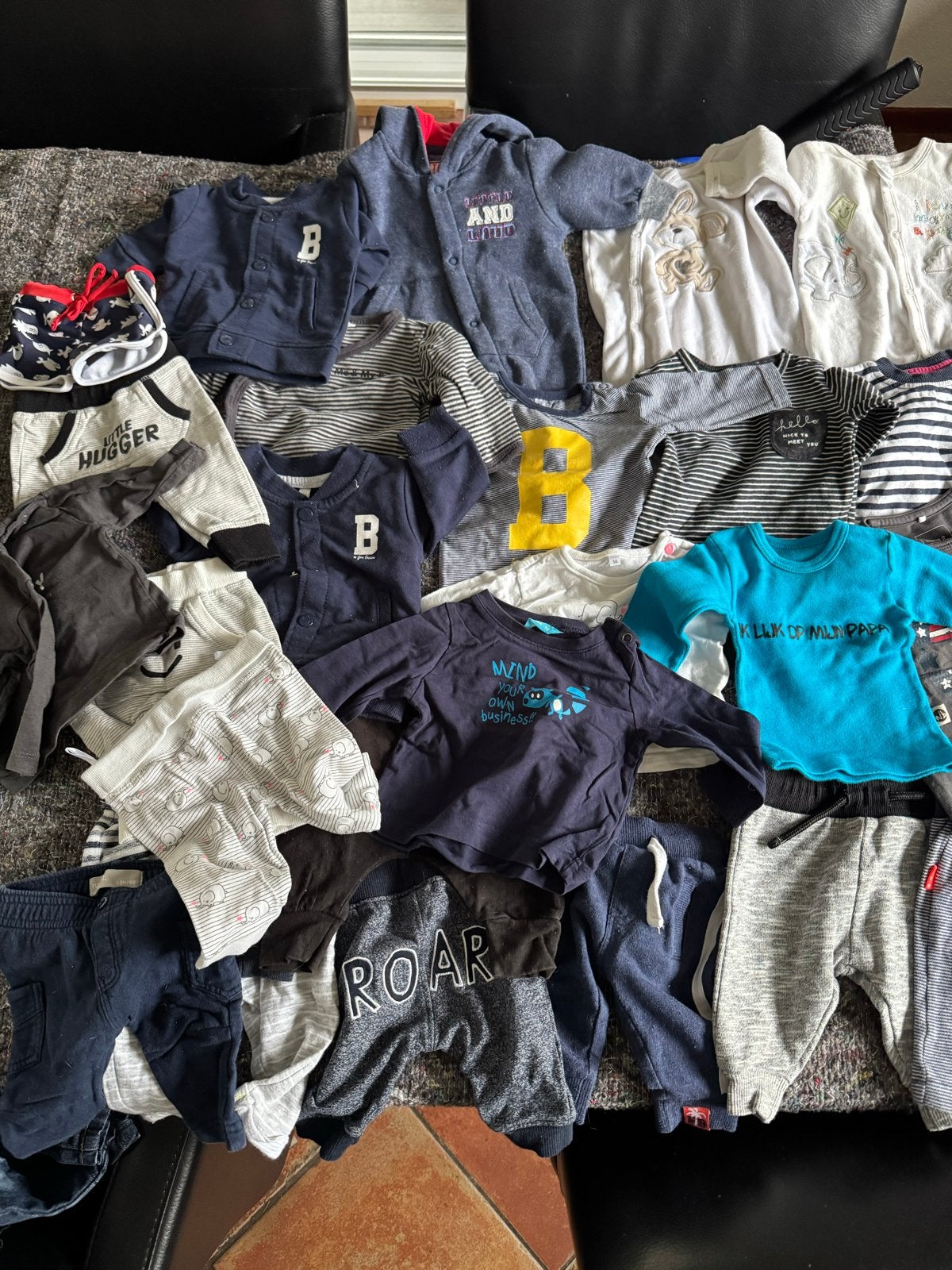 Kledingpakket baby jongen maat 50/56, Kinderen en Baby's, Babykleding | Baby-kledingpakketten, Ophalen of Verzenden, Gebruikt