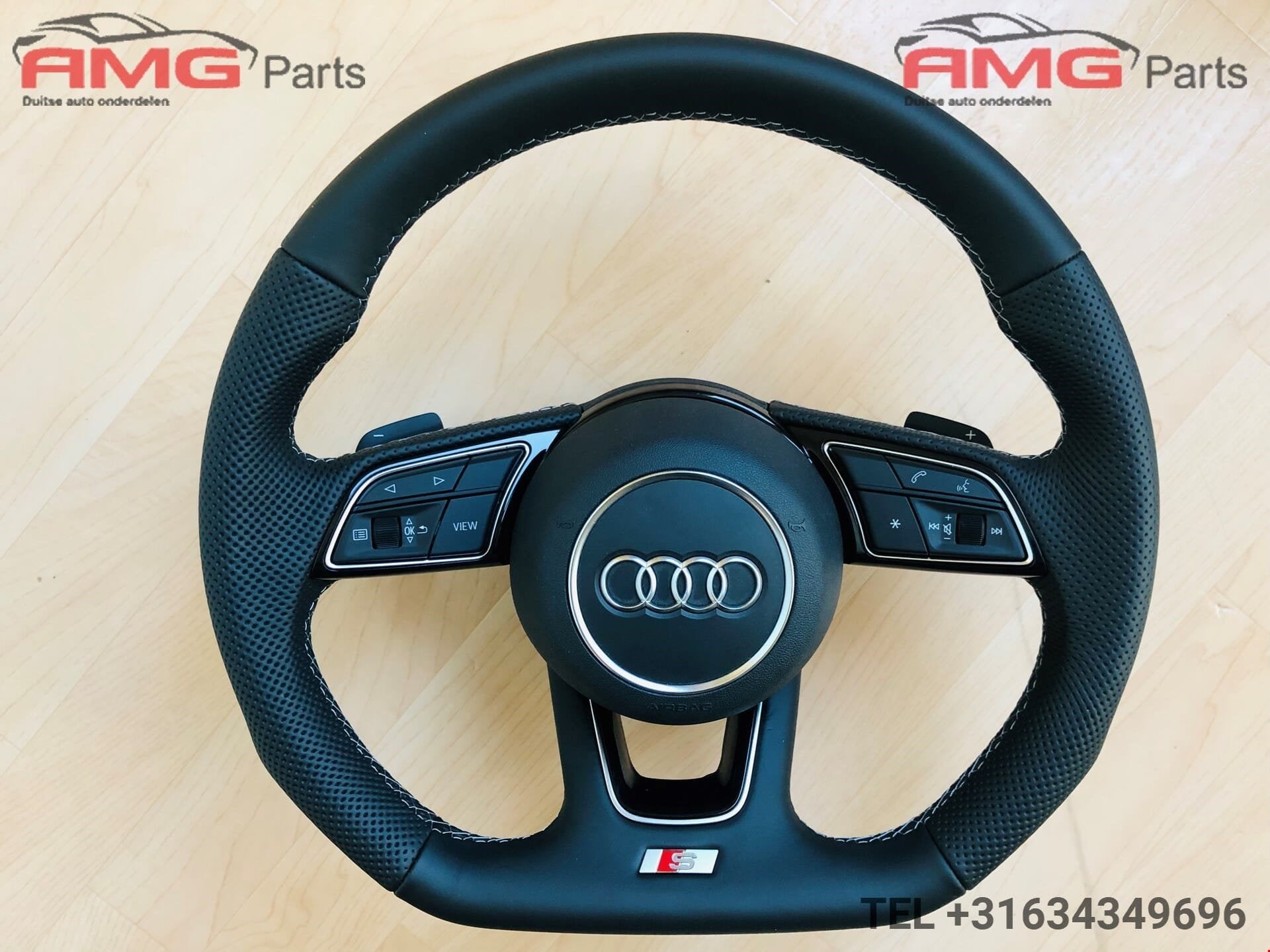 Audi A3 S3 S Line S3 Q3 RSQ3 Stuur Met Airbag DSG Flippers, AUDI AG, Kundenbetreuung@audi.de, Nieuw, Auto-Union-Strasse 1
85045  Ingolstadt, DE