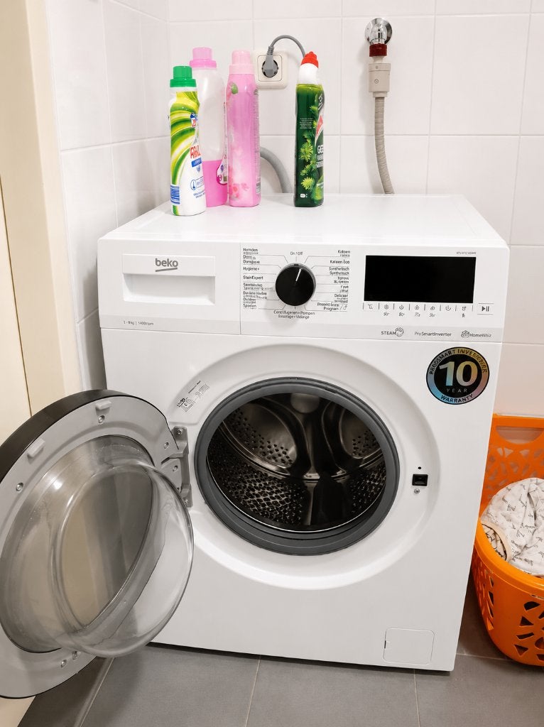 Beko Wasmachine 8KG, Ophalen, Handwasprogramma, Zo goed als nieuw, Voorlader