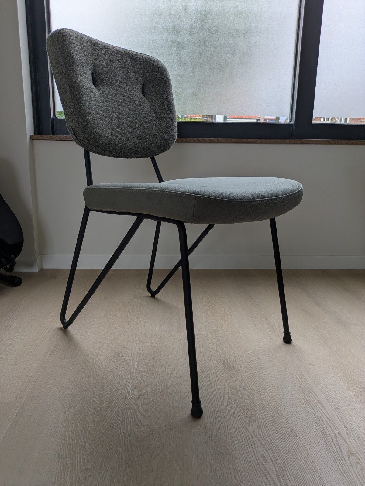 3x Xooon June eetkamerstoel groen, Huis en Inrichting, Stoelen, Ophalen, Overige kleuren