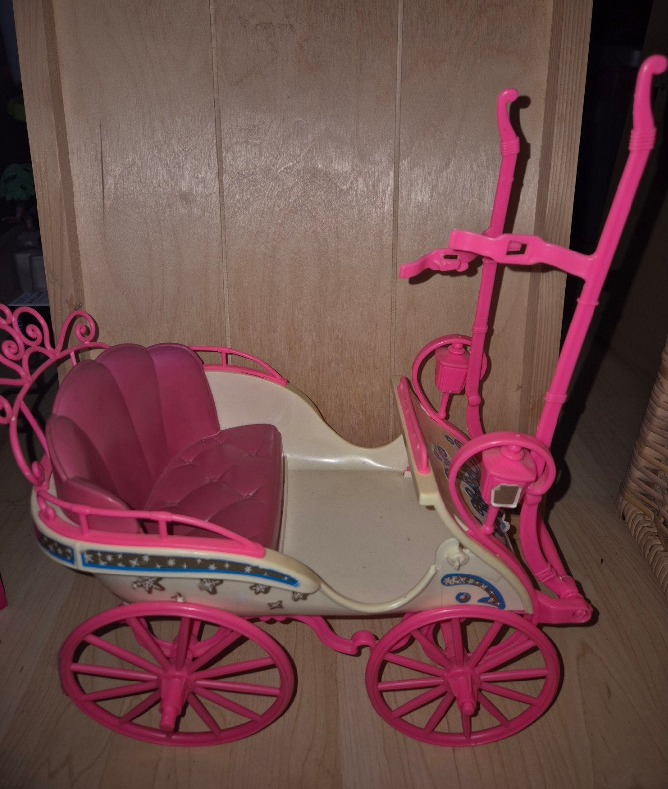 Vintage Barbie Ski Fun / Dream Horse Koets Mattel 1991, Ophalen of Verzenden, Gebruikt