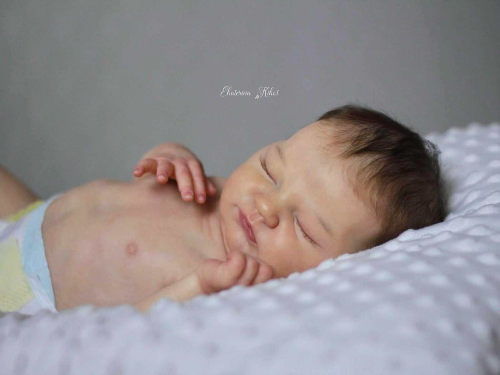 Reborn Quinlynn by Adrie Stoete & Bonnie Brown, Ophalen of Verzenden, Zo goed als nieuw, Babypop