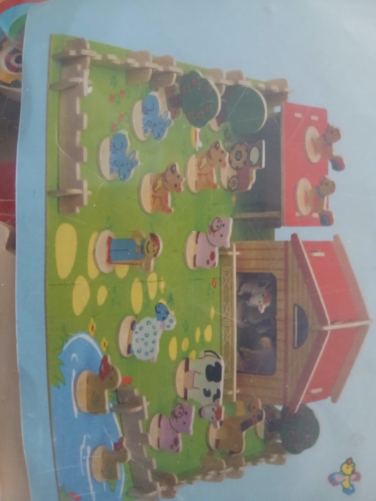 Houten boerderij speelset voor kinderen, Kinderen en Baby's, Ophalen, Gebruikt, Overige typen