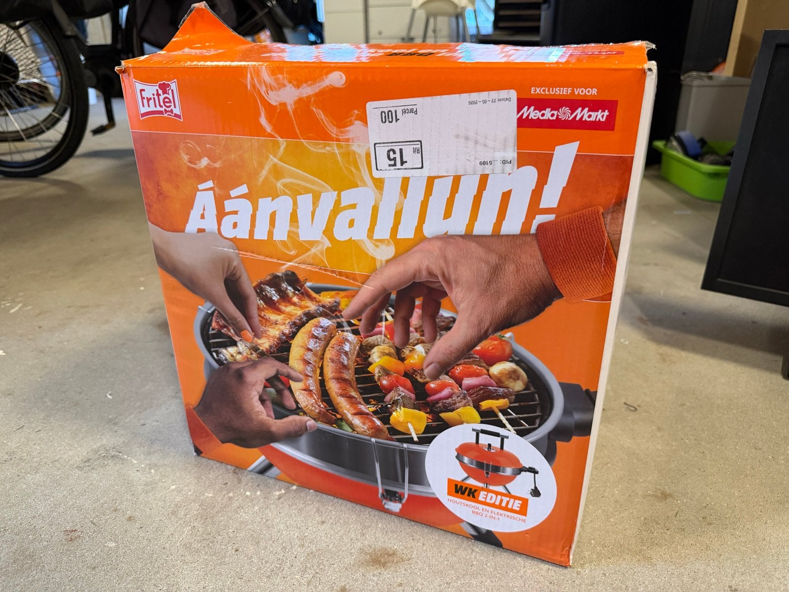 Fritel Elektrische & Houtskool BBQ - MediaMarkt Editie, Ophalen of Verzenden, Nieuw