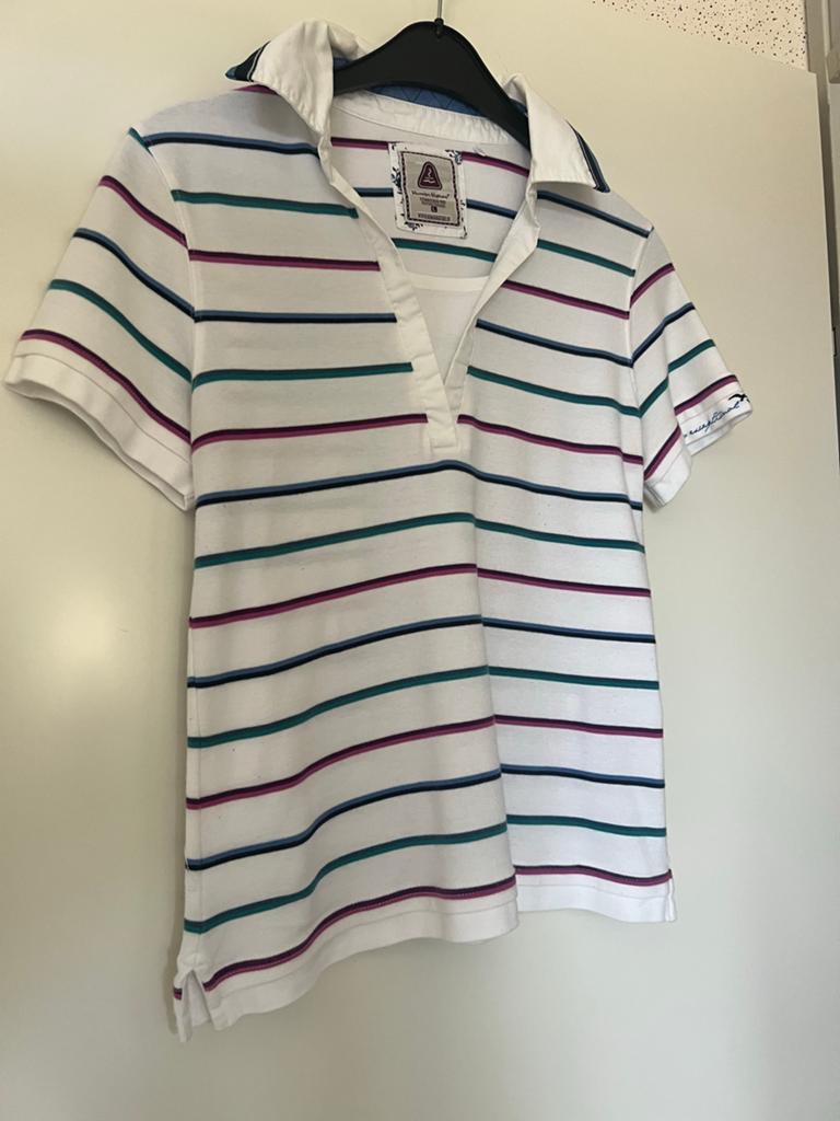 Polo Human Nature maat 42 als nieuw, Wit, Maat 42/44 (L), Ophalen of Verzenden, Zo goed als nieuw