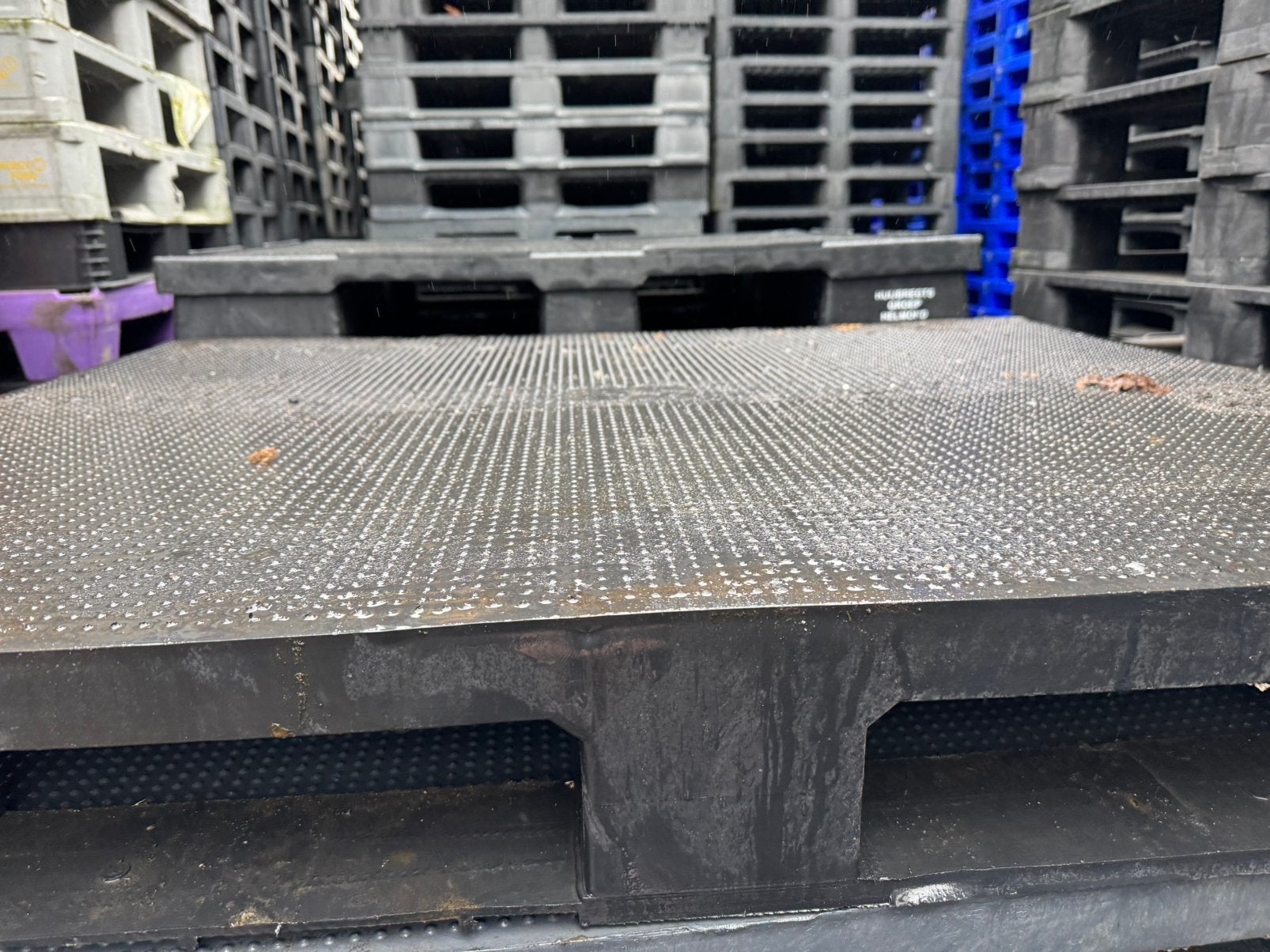 Zware Kunststofpallets 120x100 cm dicht dek, 100 cm of meer, 60 cm of meer, 50 cm of meer, D