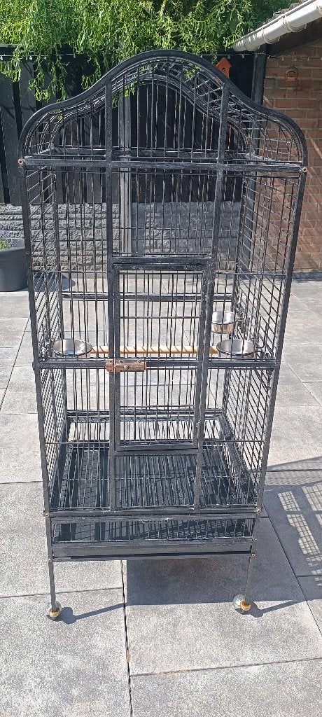 Papegaaien kooi, Dieren en Toebehoren, Ophalen, Gebruikt, Metaal, Vogelkooi