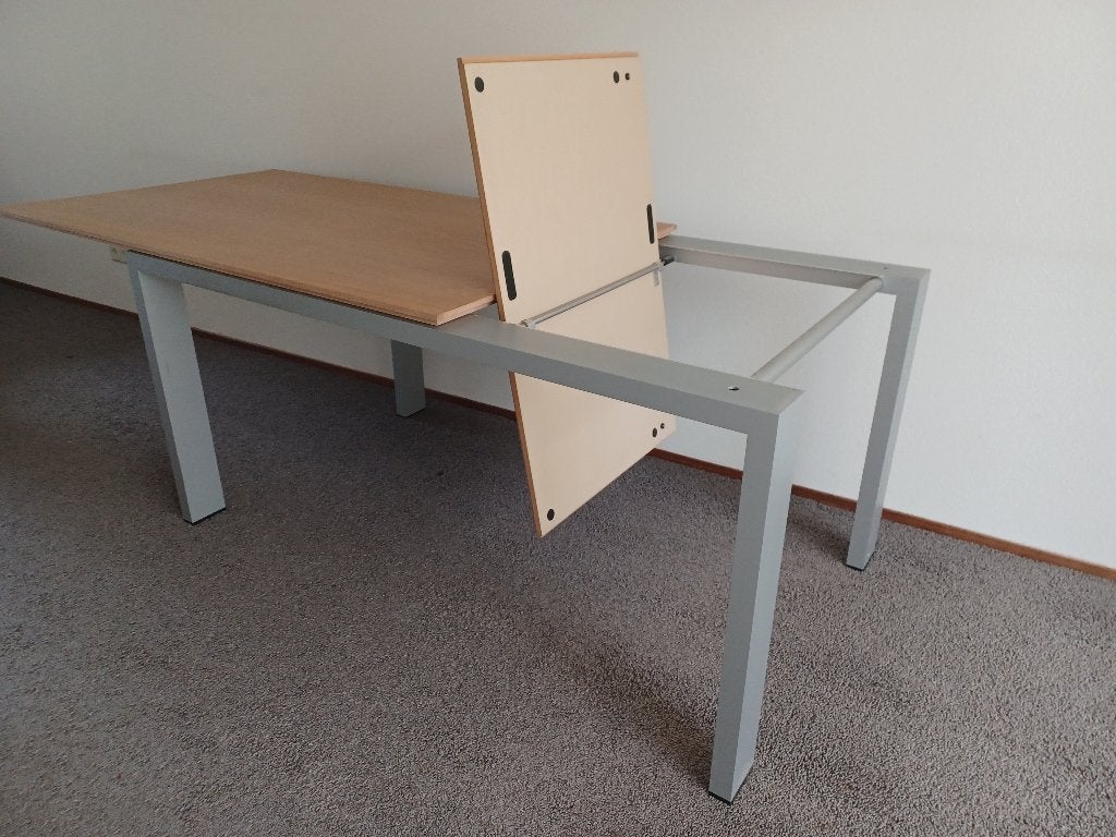 Eetkamer Tafel Arco, Gebruikt, 200 cm of meer, 50 tot 100 cm, Rechthoekig