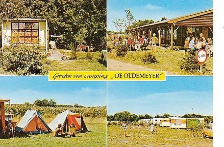 Ansichtkaart 	Rheeze - Hardenberg	De Oldemeyer	Camping, Verzenden, 1960 tot 1980, Gelopen, Overijssel