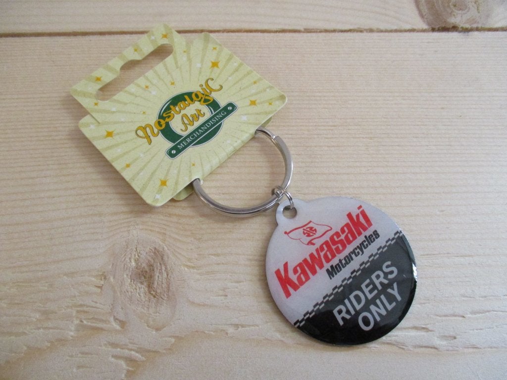 sleutelhanger, kawasaki, doorsnede 4 cm, metaal, Verzamelen, Ophalen of Verzenden, Nieuw, Merk