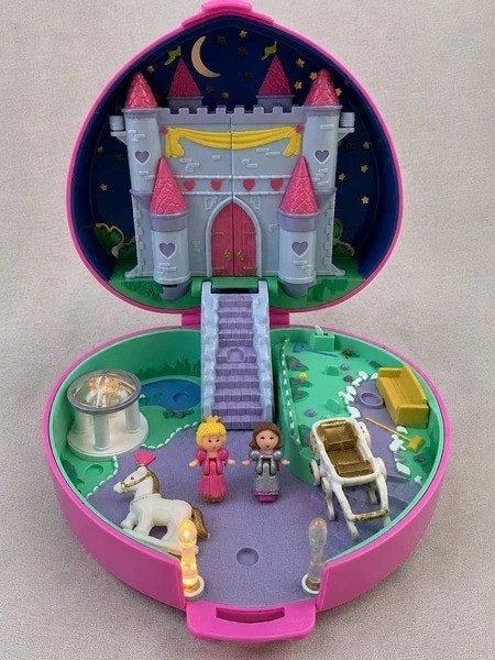 Bluebird Polly Pocket Starlight Castle 1992 vintage kasteel, Coolsingel 104, 3011 AG Rotterdam, Netherlands, Verzenden, Zo goed als nieuw