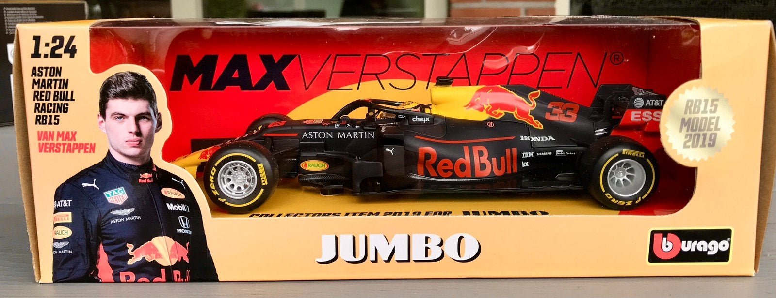 Max Verstappen RB19 model 2019, Ophalen of Verzenden, Zo goed als nieuw, Auto, Overige merken