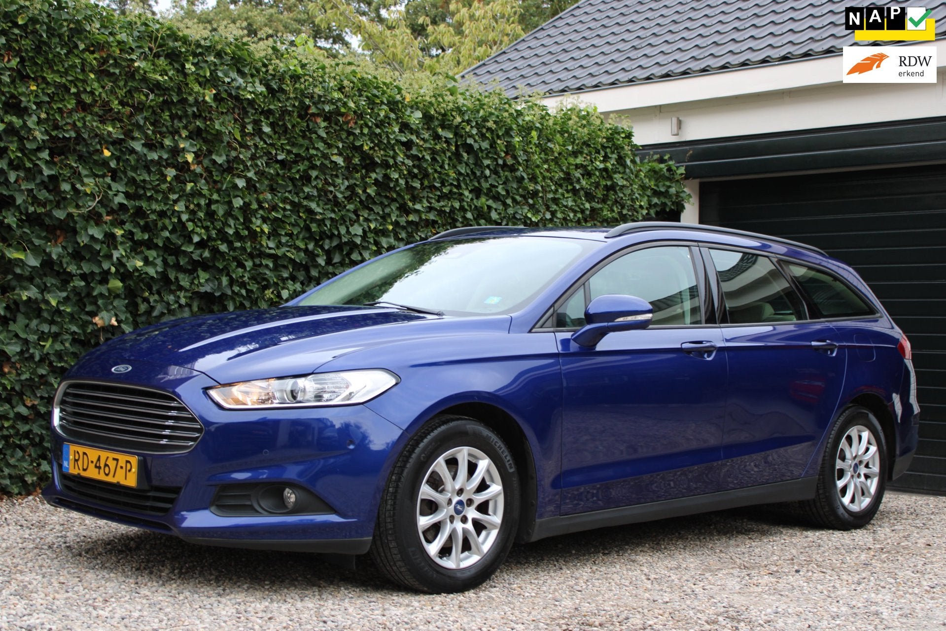 Ford Mondeo Wagon 1.5 Trend | Carplay | Climate control | Na, Auto's, Voorwielaandrijving, 4 cilinders, Blauw, Origineel Nederlands