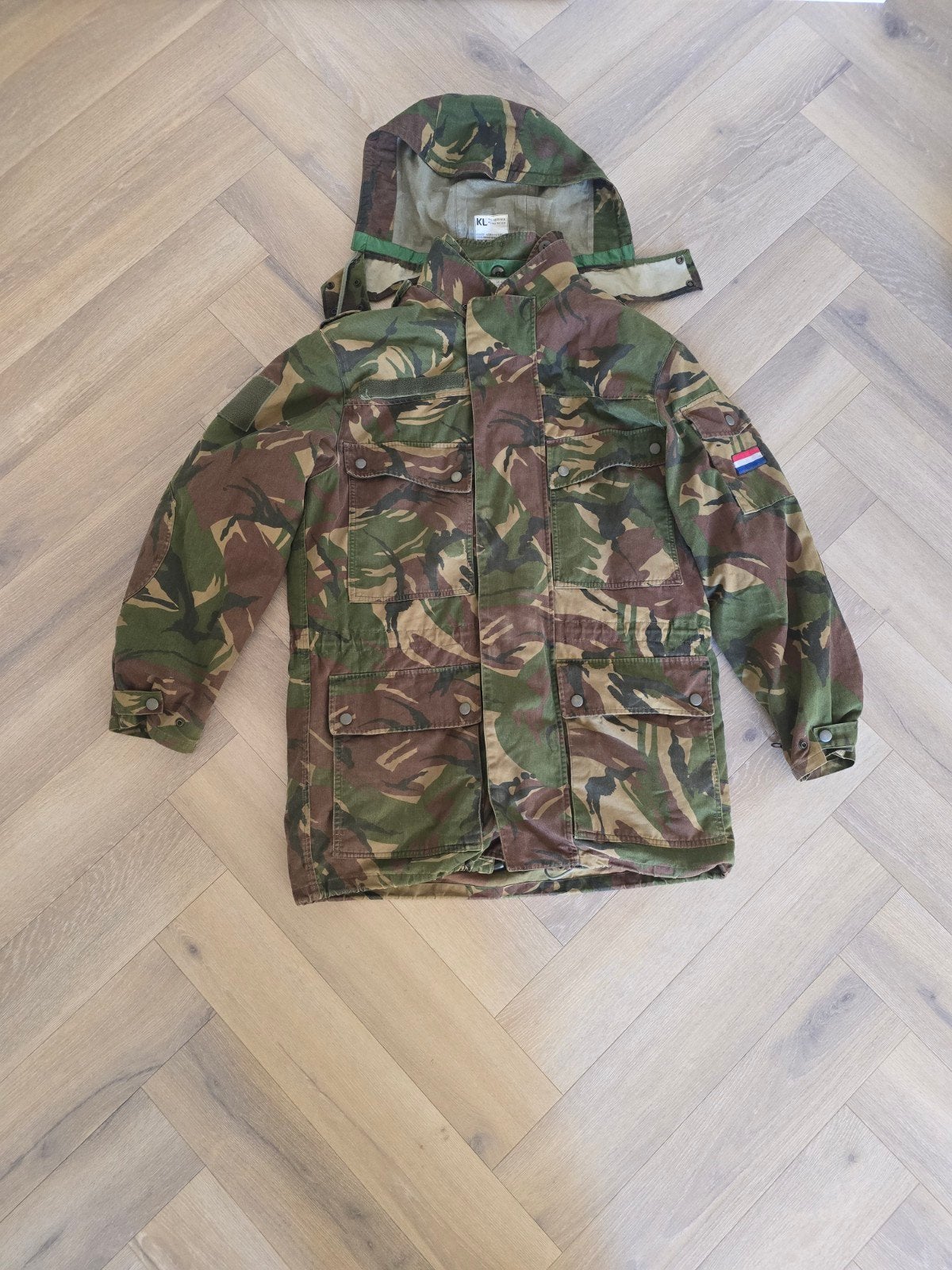 ​Vintage KL DPM 3-in-1 Leger Parka Set – Maat M/L, Ophalen of Verzenden, Landmacht, Nederland, Kleding of Schoenen