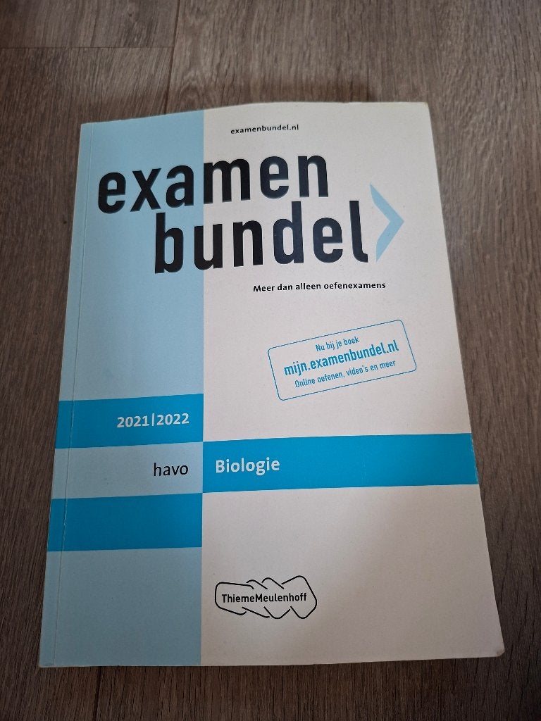 Examenbundel havo biologie, Boeken, Ophalen of Verzenden, Zo goed als nieuw, HAVO, Biologie