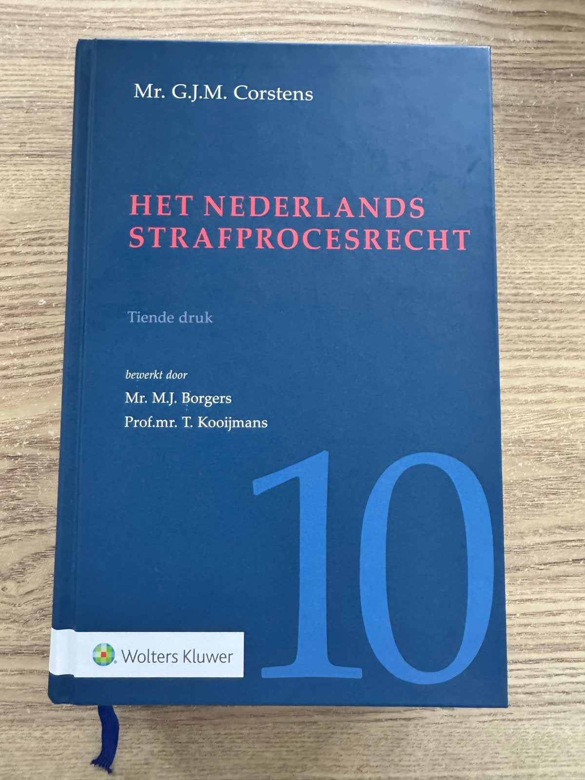 Het Nederlands Strafprocesrecht - 10e druk, Ophalen of Verzenden, Gamma, Zo goed als nieuw, WO