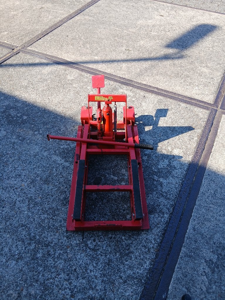 motor krik, Ophalen, Gebruikt