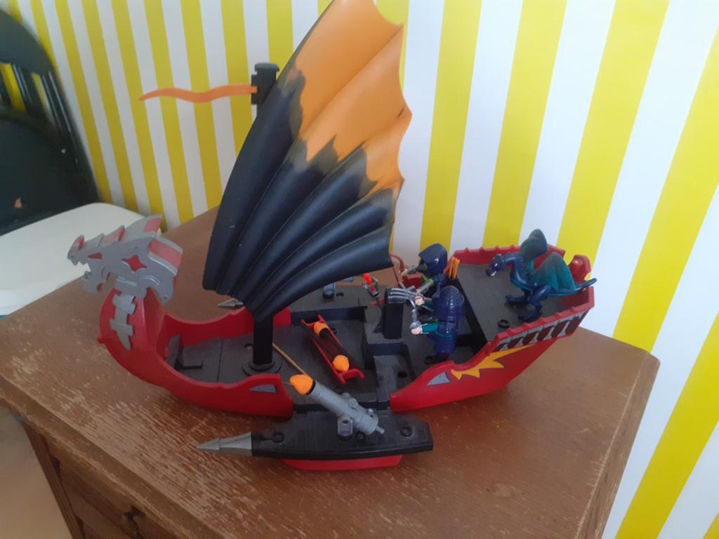 Playmobil Drakenboot met figuren en accessoires, Ophalen, Gebruikt, Complete set