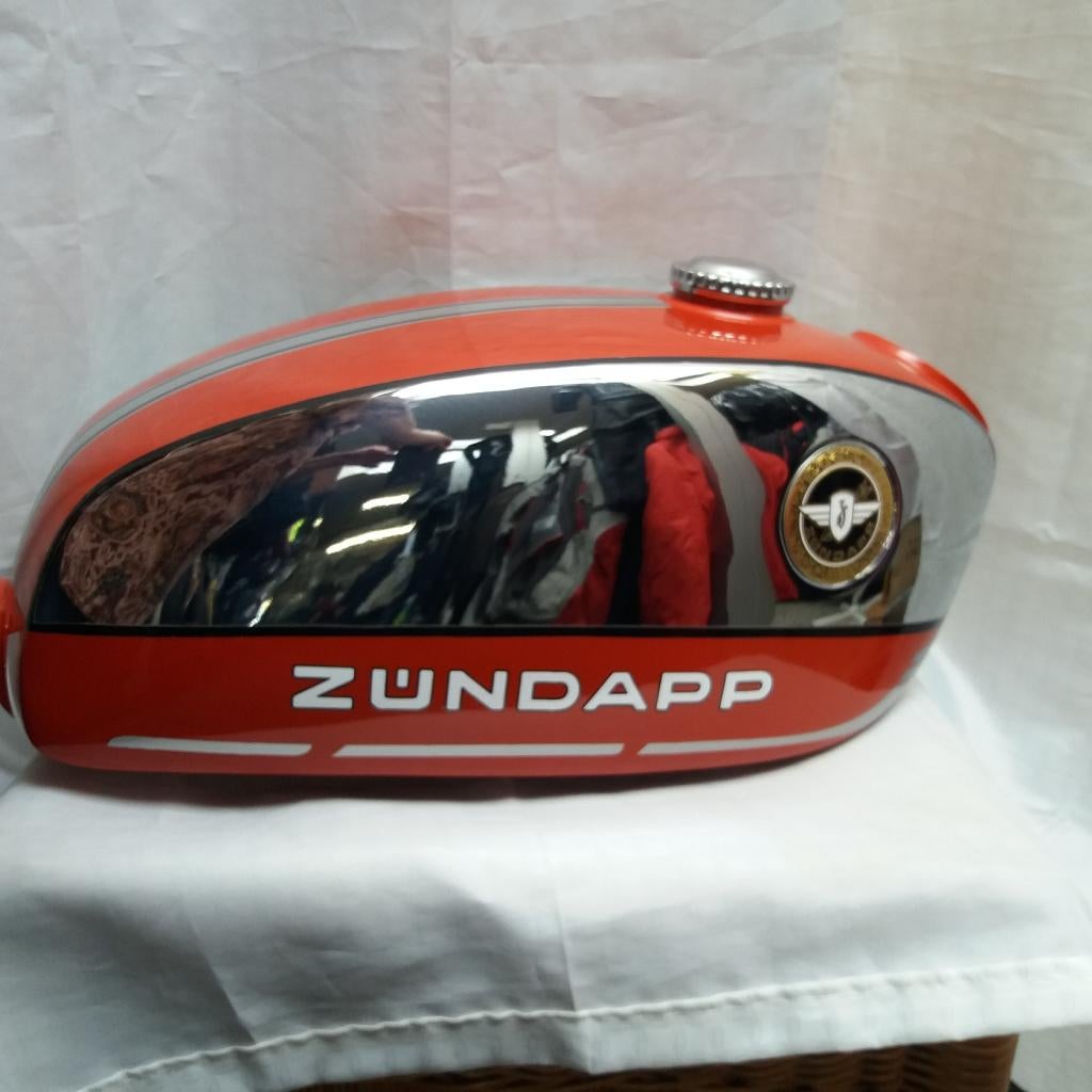 Nieuwe Tank voor Zundapp KS-80 ( rood met chroom), Tank, Nieuw, Ap.deroue@planet.nl, Ophalen of Verzenden