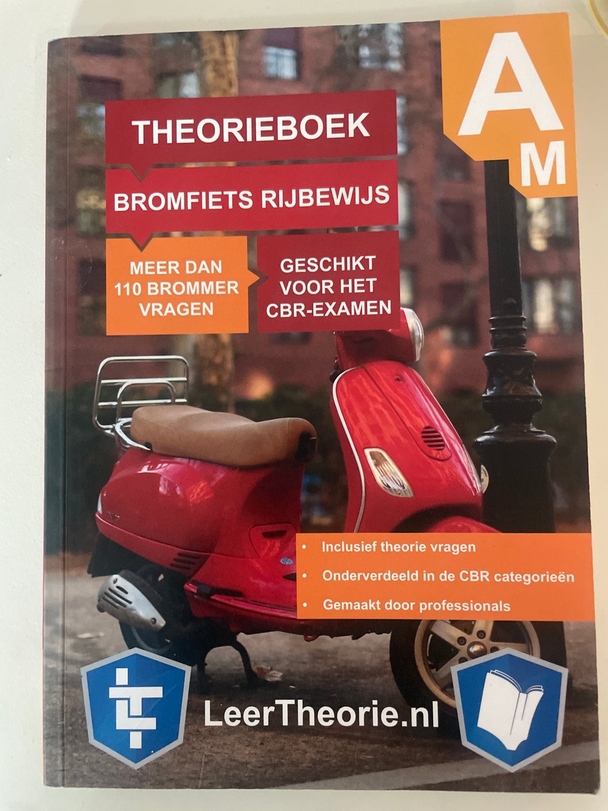 Theorieboek Bromfiets Rijbewijs AM - CBR Examen, Boeken, Studieboeken en Cursussen, Ophalen, Zo goed als nieuw, Overige niveaus