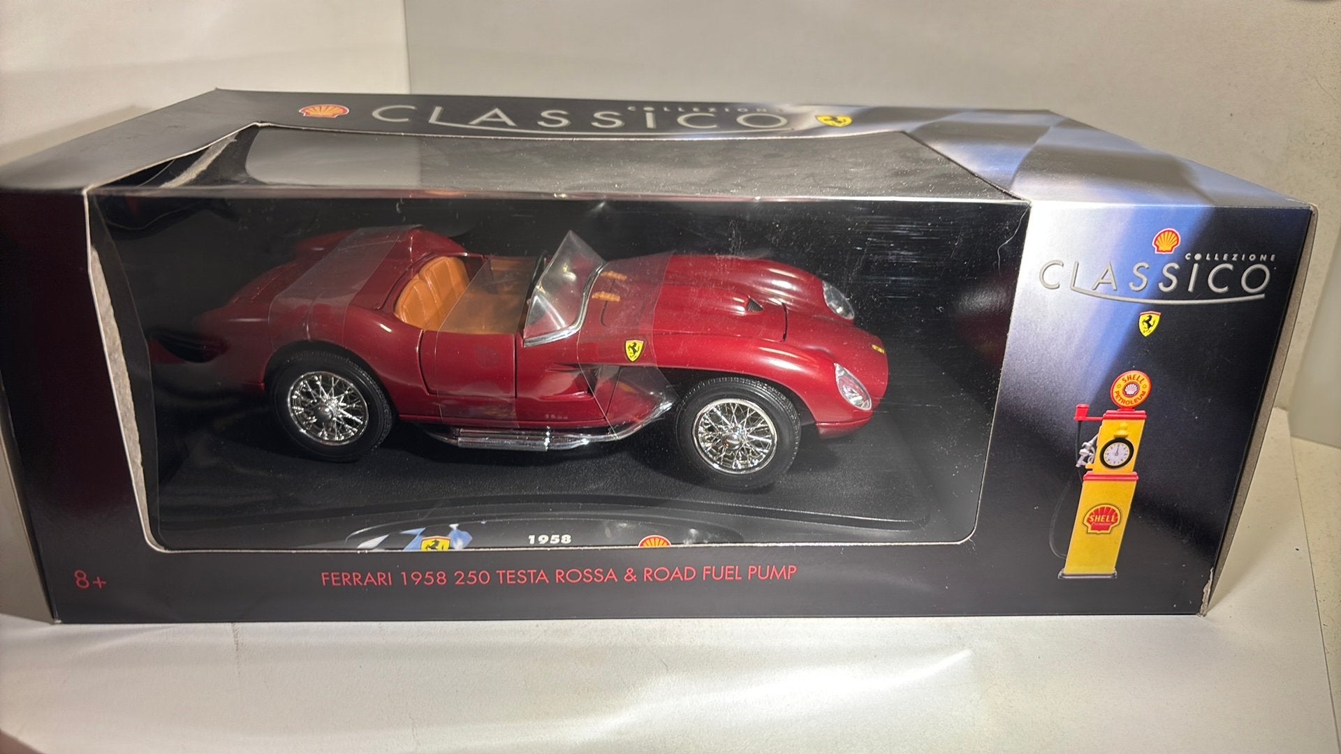 Ferrari 250 testa rossa 1958 shell 1.18, Overige merken, Ophalen of Verzenden, A, A