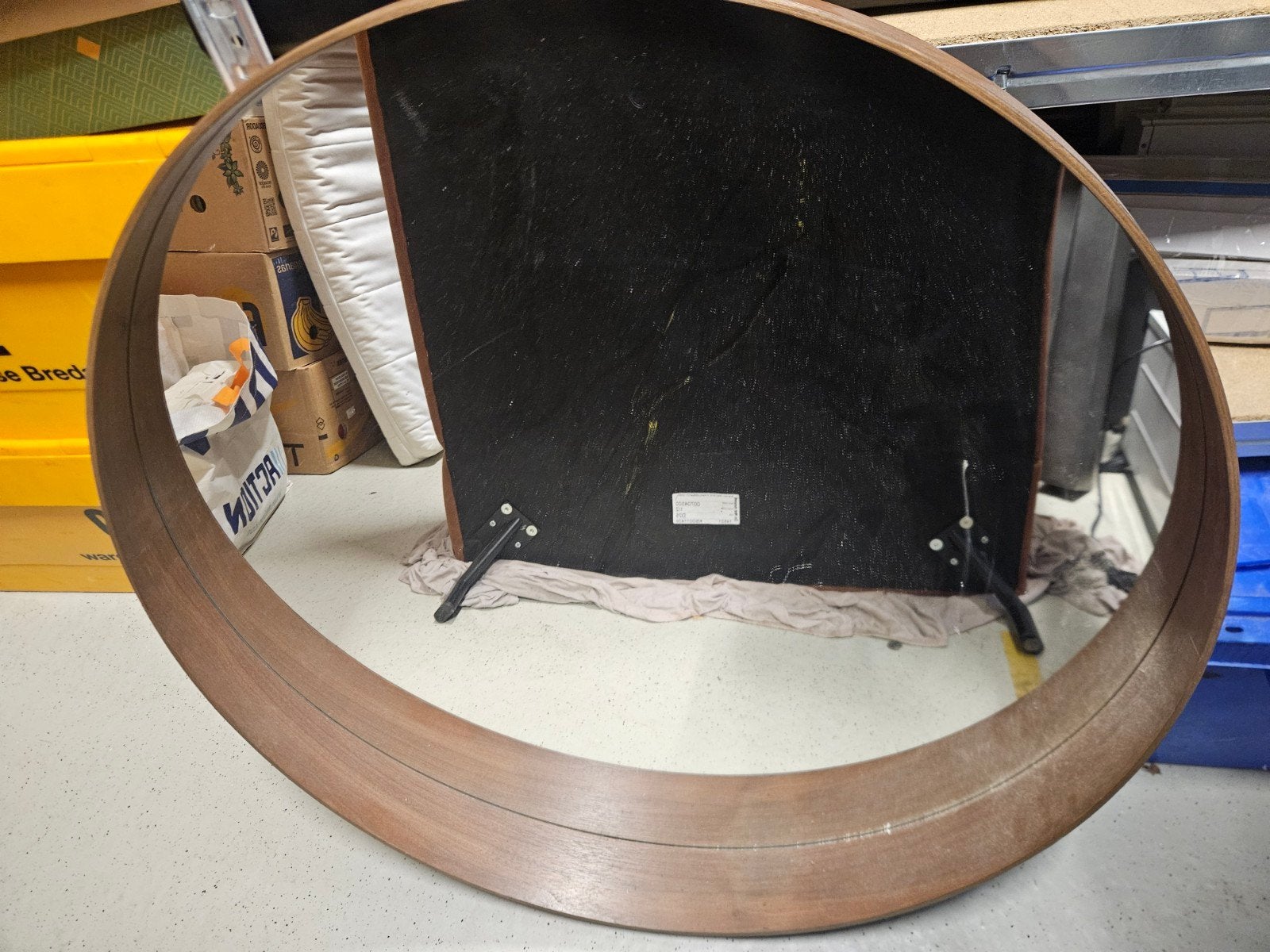 spiegel 60cm, Ophalen, Rond, Zo goed als nieuw, Minder dan 100 cm
