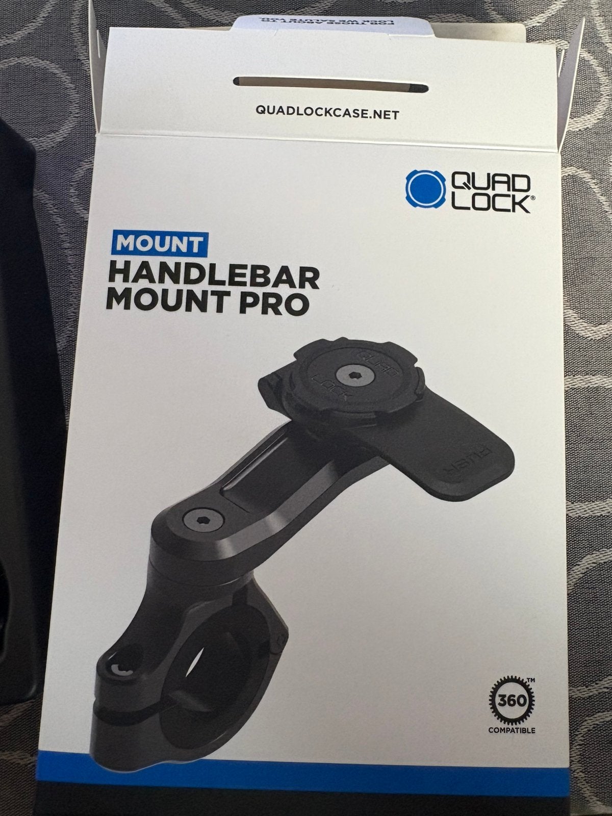 Quad Lock Handlebar Mount Pro, Telecommunicatie, Telefoonhouders, Ophalen of Verzenden, Zo goed als nieuw, Motor