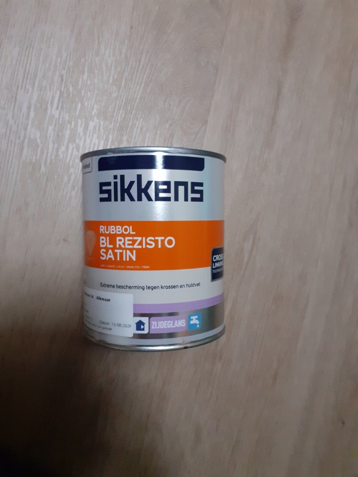Sikkens Rubbol BL Rezisto Satin kleur 9010 - Kwaliteitslak, Ophalen, Wit, Nieuw, Lak